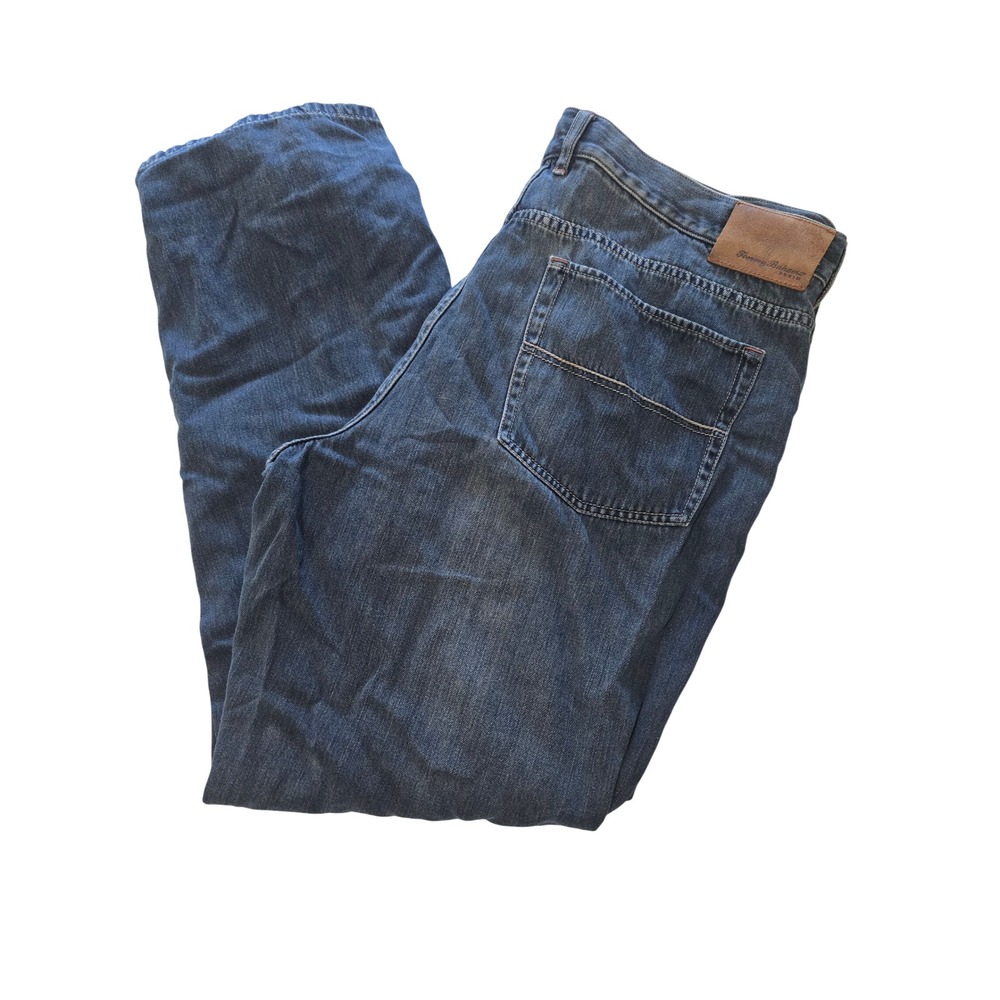 Tommy Bahama Classic Fit Jeans Mens 42x32 Cotton Tencel Blend Medium Wash EUC